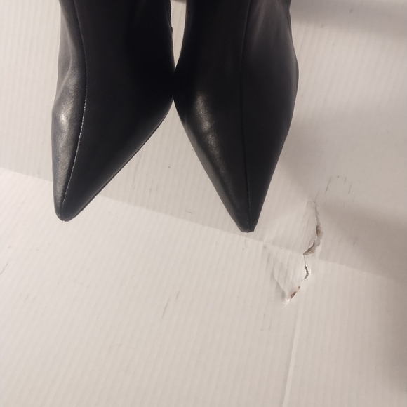 Steve Madden Kathleen Elegant Black Leather Knee-High Women's Boots 11 - Picture 4 of 6